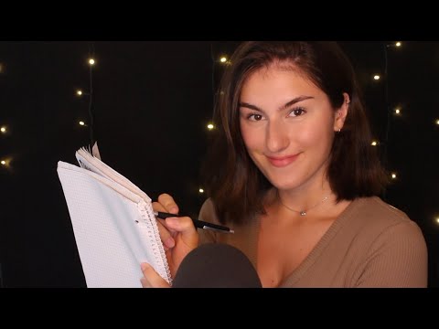 [ASMR] Interviewing you 📝// Q&A für dich 💜// IsabellASMR