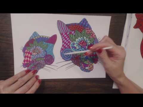 ASMR Request ~ Whispered Show & Tell ~ Coloring Book Pictures