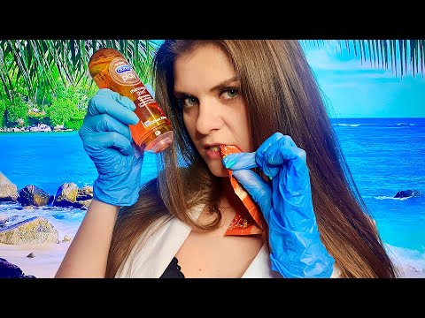 ASMR Men's Medical Check Up in Your Vacation 🌴