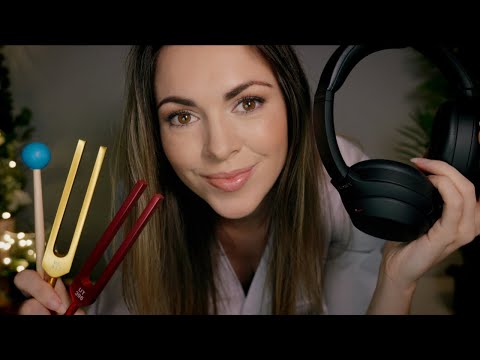 [ASMR] The Ultimate Hearing Test (Tuning Forks, Beep Test, Competing Phrases, Headphones...)