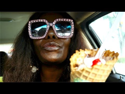 Peanut Butter Waffle Cone ASMR The Chew Chit Chat
