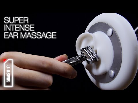 [ASMR]↑上級者向けイヤーマッサージ - Super Intense Ear Massage(No Talking)↑