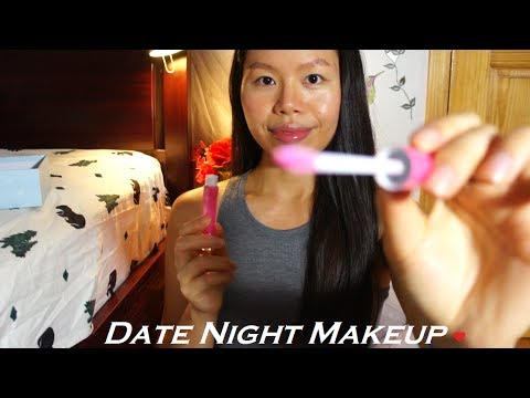 ASMR Date Night Makeup ROLEPLAY by Reena hehehe + Spray Bottle Spritzing!! :)