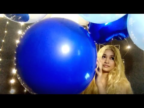 🎈𝐀𝐒𝐌𝐑 𝐁𝐀𝐋𝐋𝐎𝐎𝐍𝐒: Blowing BALLOONS (Blue Theme Balloon) Behind the Scenes Clips