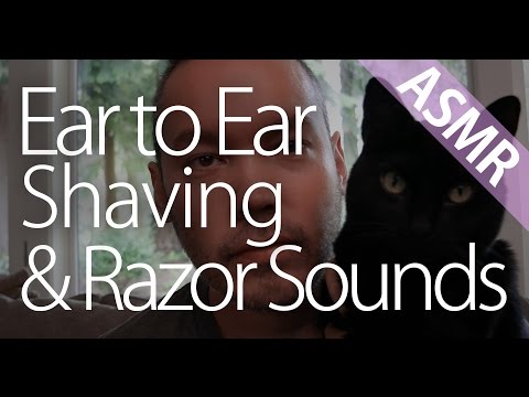 ASMR On The Couch 3 - Shaving & Razor Sounds (binaural, ear to ear)