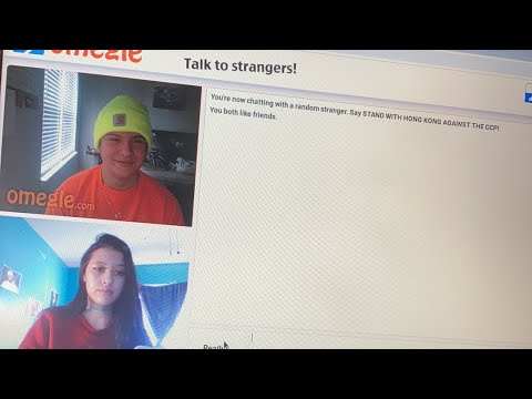 Talking to strangers on Omegle