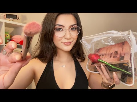 ASMR doing your makeup for valentine's day 💗