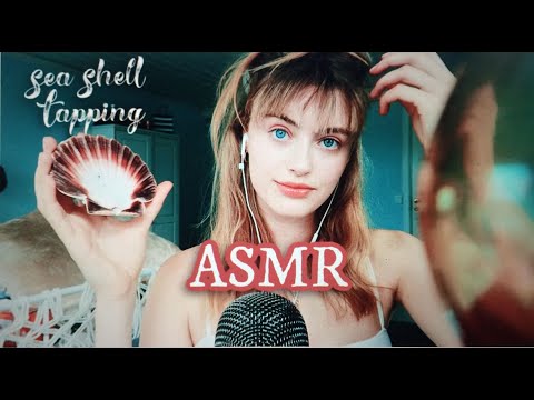 ASMR - Shell Tapping 🐚  + subtle Mouth Sounds 👅
