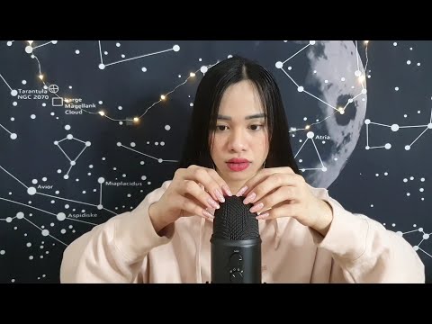ASMR Slow and Relaxing Mic Scratching and Tapping With Long Nails