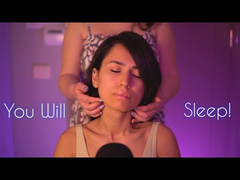 ASMR | YOU WILL SLEEP! Neck Scratching and Relaxing Massage (No Talking)