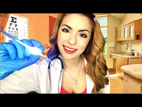 ASMR Doc Checks YOU Out ❤ PHYSICAL EXAM & Ear Cleaning