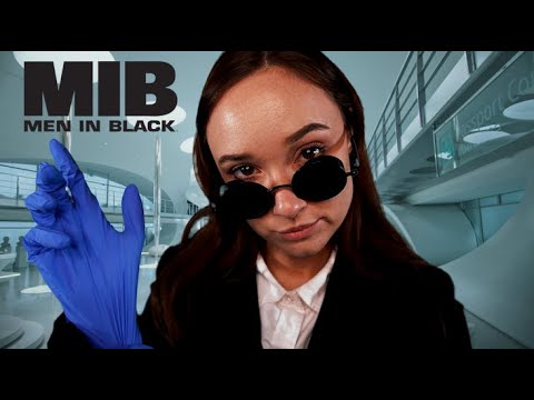 ASMR Men In Black (You Are An Alien) | Examination, Questions, Typing
