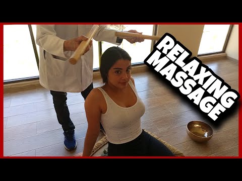 ASMR | RELAXING MASSAGE VIBRATIONAL WITH TIBETAN BOWLS | MASAJE RELAJANTE CON CUENCOS TIBETANOS