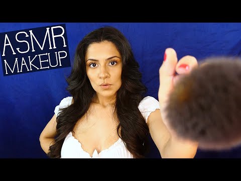 ASMR For Sleep | Makeup Roleplay, Personal Attention, Face Touching & Brushing, Trigger Words