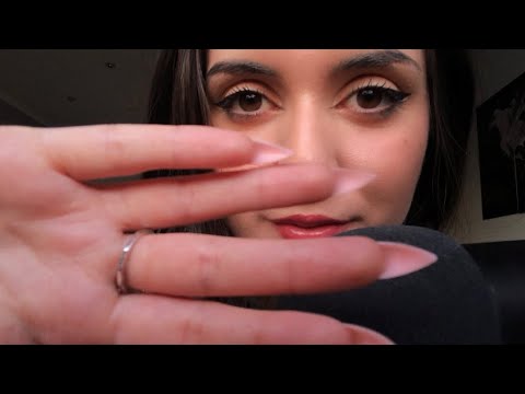 ASMR Invisible Scratching and Poking With Mouth Sounds