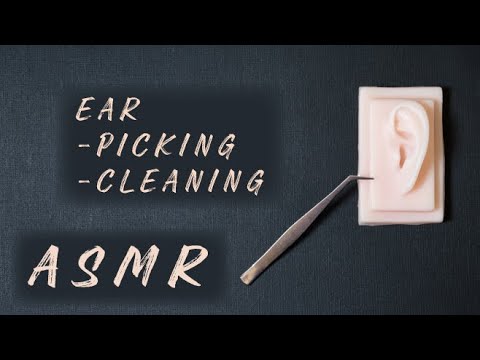 ∼ ASMR ∼ Rough Mic Picking, Ear Cleaning, Tweezers, Wooden Stick, Deep Cleaning Sounds