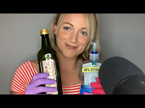 ASMR THANK YOU ❤️ DIFFERENT LATEX GLOVES with OIL/SOAP/FLOUR/GEL| LATEX GLOVES Sounds | ASMR REQUEST