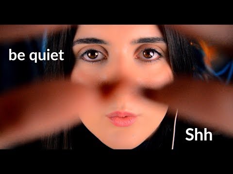 ''be quiet'' ❤️ Mouth Sounds, Hand Movements & Tongue Clicking ASMR