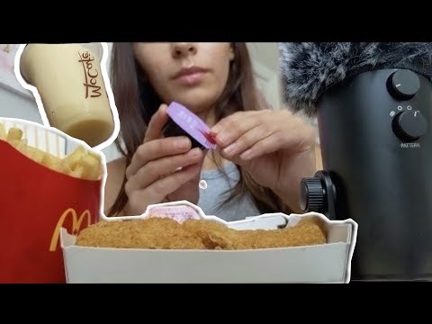 ASMR McDonalds Mukbang 🍟🍟 trying the BTS meal (for real this time 👌)