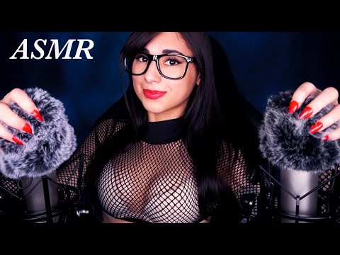 ASMR COUNTDOWN TO SLEEP  😴 💤  (with Fluffy Mic Scratching & Soft Whispers)