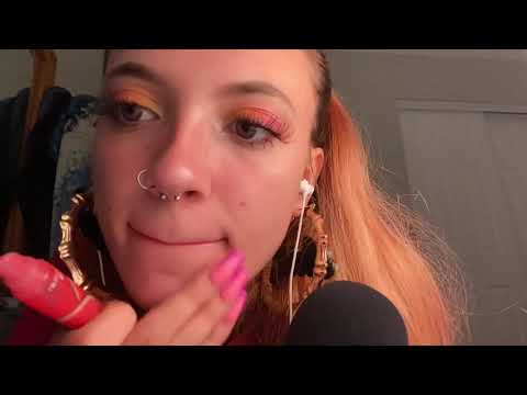 ASMR Sucking & Eating 🍭  + Gum Chewing, Trigger Words, & Personal Attentiom