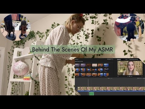 ASMR Behind The Scenes Filming Setup 🎙 (Equipment + Editing)