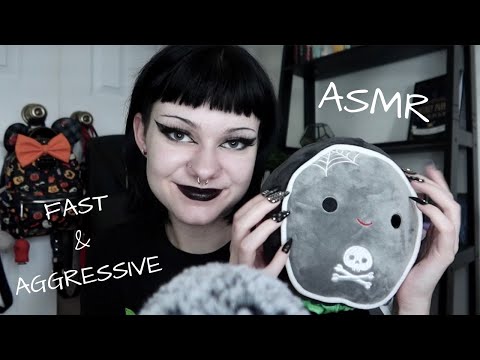 ASMR | Fast & Aggressive Trigger Assortment ✨ tapping, scratching, visuals, etc