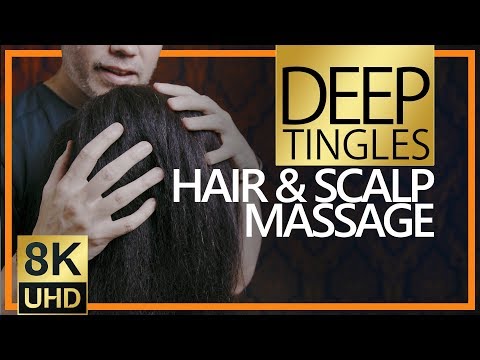 DEEP TINGLES ASMR 💆🏻 Realistic Head & Scalp Massage Technique for Relaxation! (8K UHD)