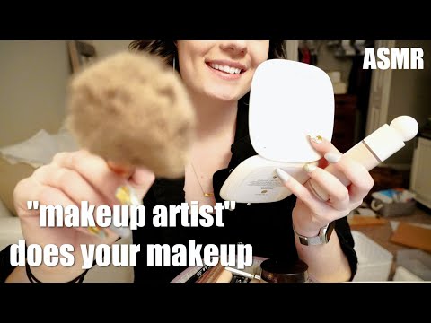 ASMR | "makeup artist" does your makeup role-play | ASMRbyJ