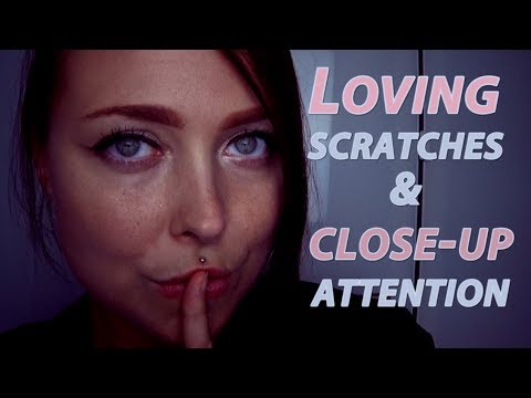 ASMR ❤️ Loving Scratches For You & Me ❤️ Leather Sounds & Soft Whispering