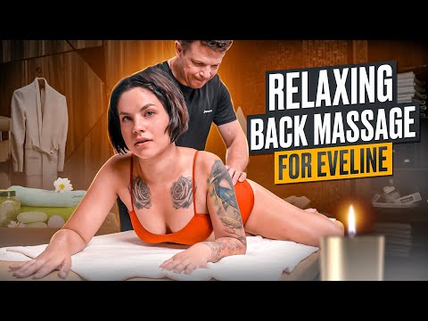 HEAD-TO-TOE BODY ASSESSMENT FOR EVELINA - RELAXING ASMR BACK, SHOULDER AND HEAD MASSAGE