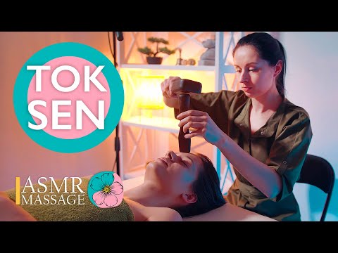 ASMR TOK-SEN HEAD MASSAGE therapy for relaxing no talking