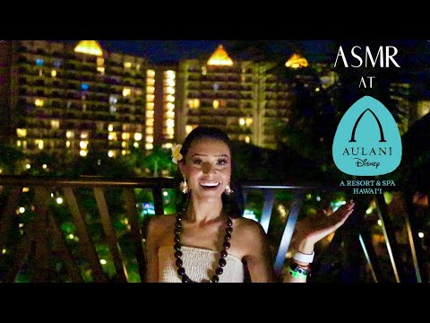 ASMR in Hawaii | Aulani a Disney Resort | Close Whispering Ear to Ear