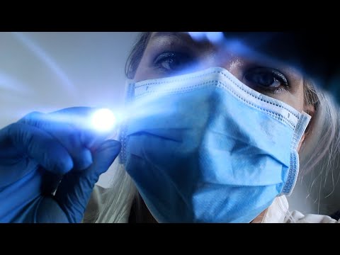 ASMR Medical Roleplay I'll make sure you are ok, soft spoken, follow the light, ear to ear whispers