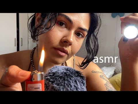 ASMR| Testing different light triggers! (flashlight vs. lighter)