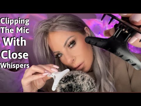 ASMR | Most Relaxing Trigger EVER?! Clipping & Brushing The Fluffy Mic & Whisper Ramble