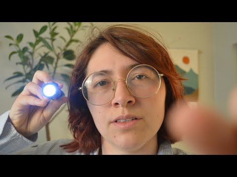 ASMR There's Something In Your Eye 🔦 Light Exam (follow the light, personal attention)