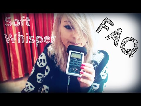 ASMR Soft Whisper FAQ (Where am I from? How old am I? Am I a Wiccan?)