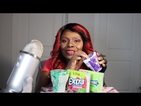 Multi Gum Tapping With ASMR Chewing Gum