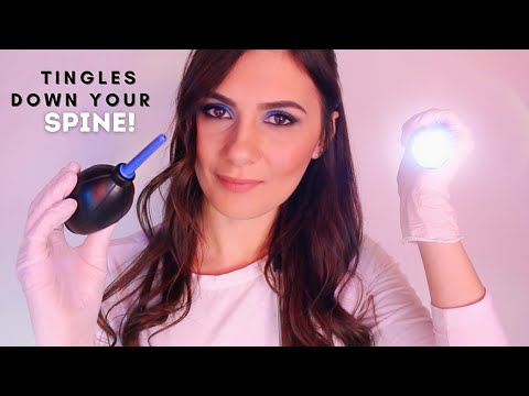 ASMR Tingle Therapy Clinic 🔦 (latex gloves, lights, follow my instructions)