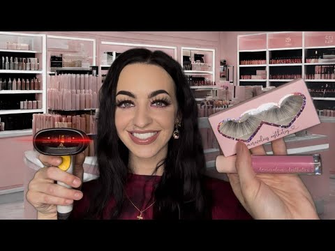 [ASMR] Cosmetics Store Checkout RP | Real Scanner