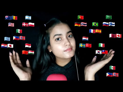ASMR Whispering in 35++ Different Languages