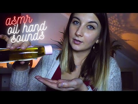 ASMR| OIL HAND SOUNDS *very relaxing, no talking*