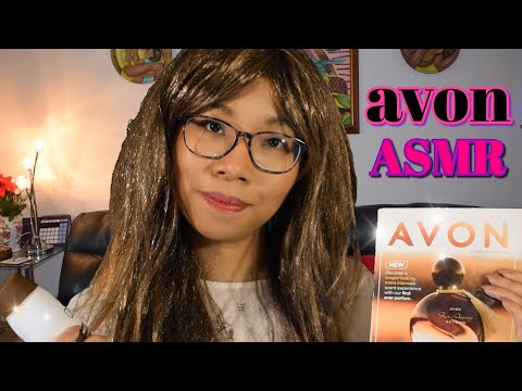 ASMR Avon Lady Roleplay 🧴🛍️ (Whispering Product Labels & Bottle Tapping) [Binaural]