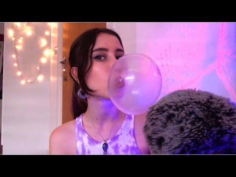 ASMR | Bubblegum Blowing & Chewing PART 2