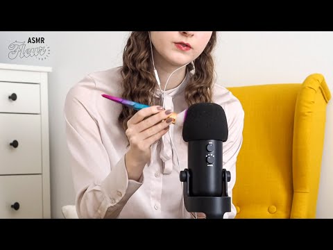 ASMR MIC Brushing | Relaxing Microphone Brushing GENTLE & SLEEPY (no talking)