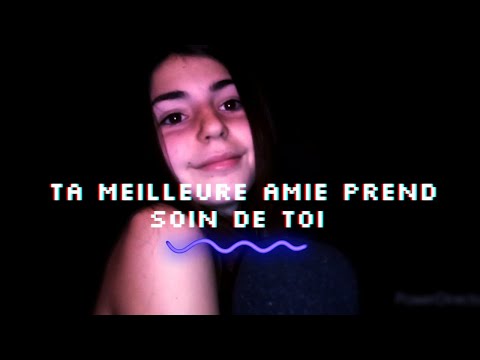 ASMR FRENCH - | RP | Ta meilleure amie prend soin de toi - (hand mouvements, chuchotements, tappi)