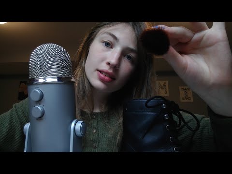 ASMR Lying to Your Face (with tapping, scratching, and brushing triggers)