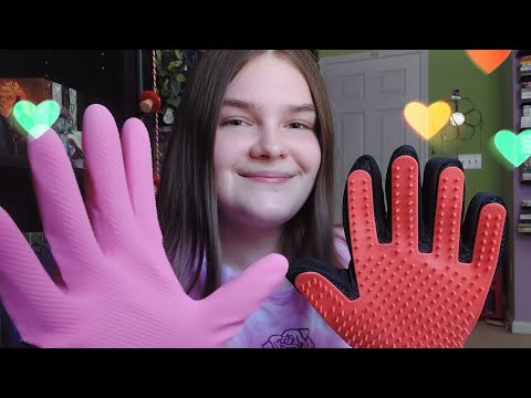 Fast and Aggressive different types of glove sounds ASMR 🧤