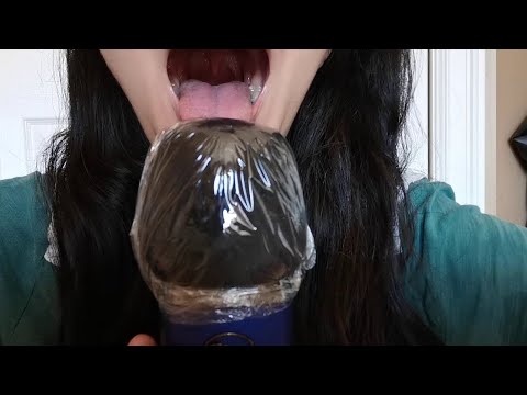 Aggressive Blue Yeti Mic Licking ASMR with 57 Kisses to Calm You